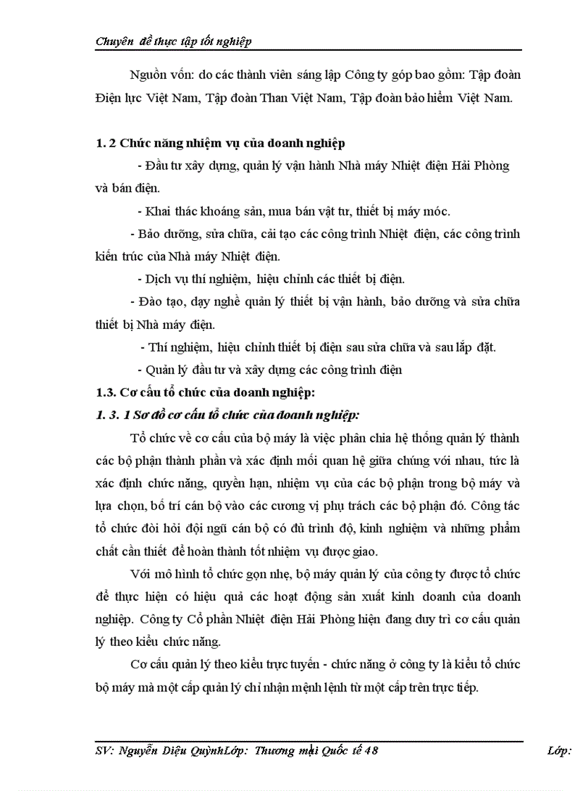 image for page Hoạt động nhập khẩu các nguyên vật liệu và thiết bị phục vụ sản xuất của công ty cổ phần Nhiệt điện Hải Phòng