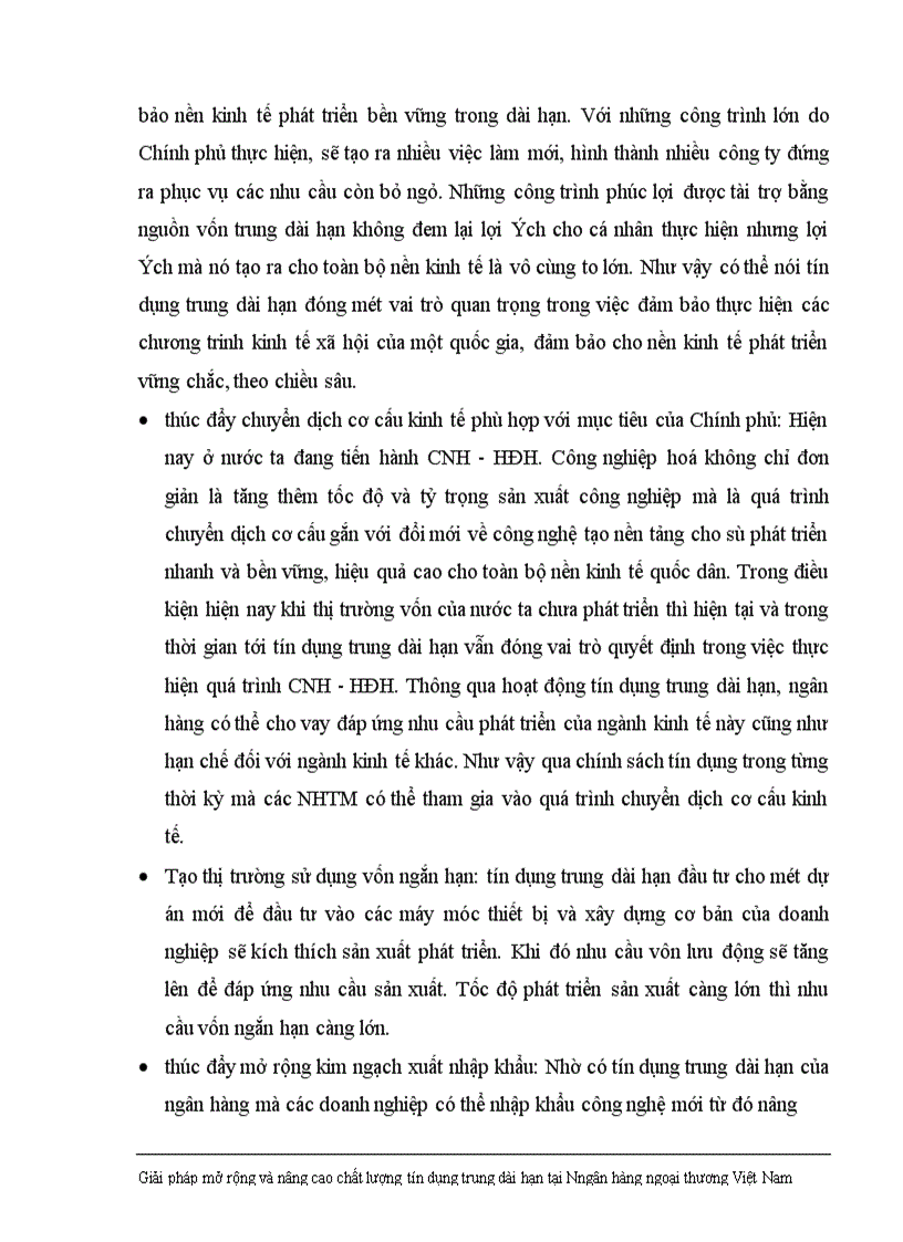 image for page Giải pháp nhằm nâng cao chất lượng tín dụng trung dài hạn tại Ngân hàng Ngoại thương Việt Nam 1
