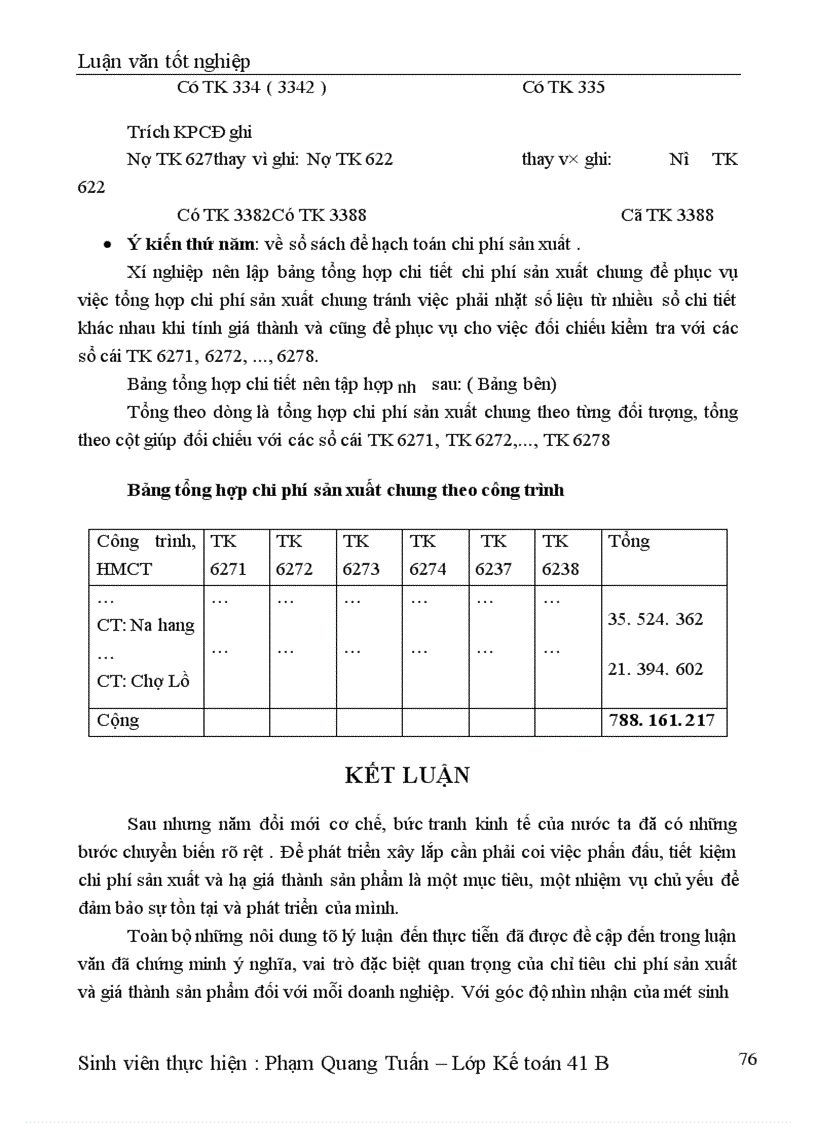 image for page Công tác hạch toán chi phí sản xuất và tính giá thành sản phẩm xây lắp tại xí nghiệp Sông Đà 206 1