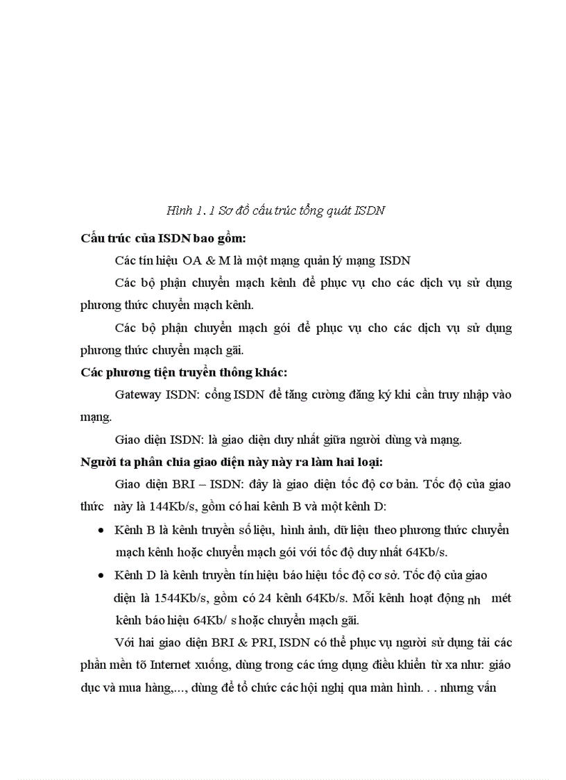 image for page Công nghệ ATM giải pháp truyền dẫn của mạng B ISDN