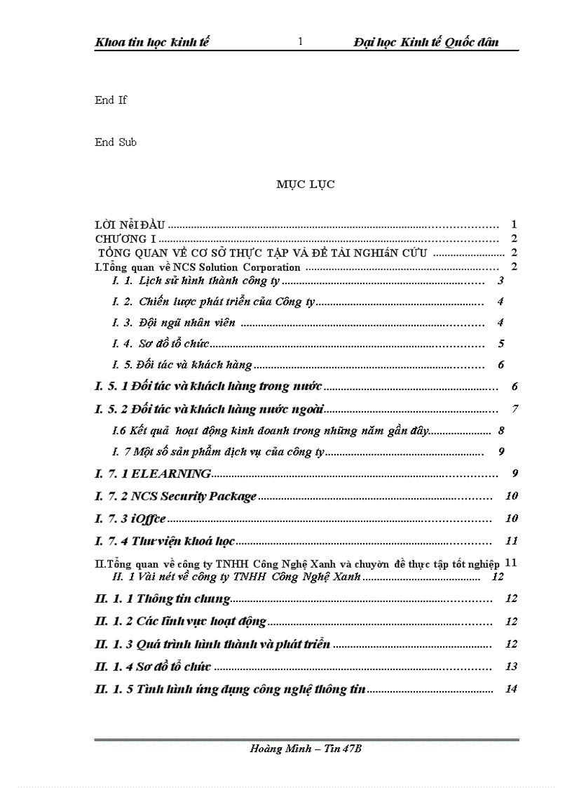 image for page Xây dựng phần mềm quản lý kho của công ty TNHH Công nghệ Xanh 1