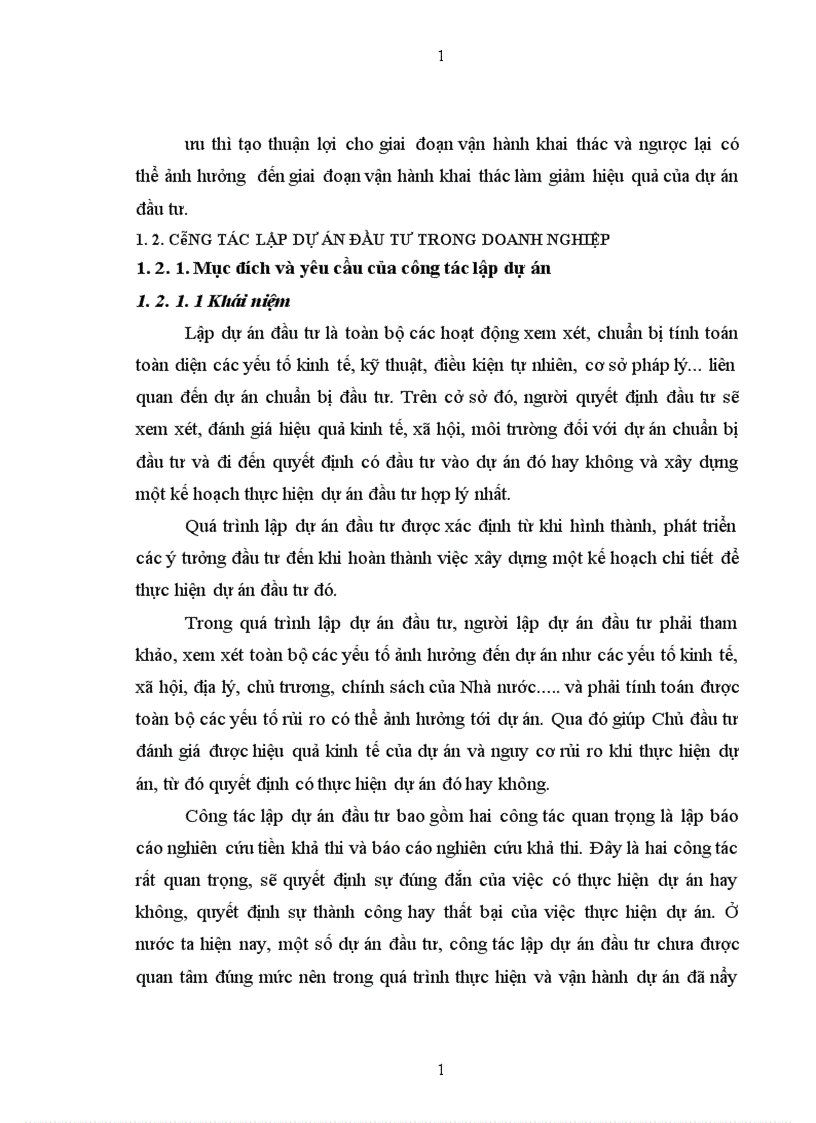 image for page Hoàn thiện công tác lập dự án đầu tư phát triển tại Công ty cổ phần dung dịch khoan và hoá chất dầu khí 1