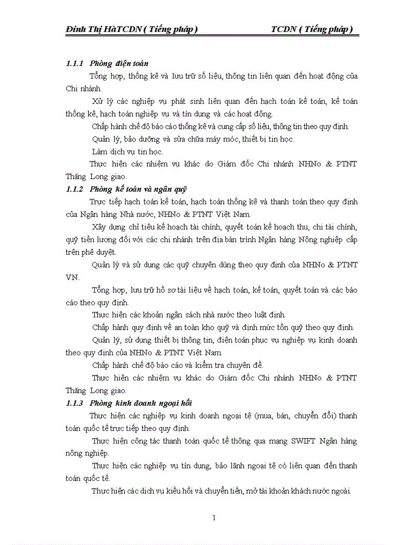 image for page Định hướng phát triển của Chi nhánh Agribank Thăng Long