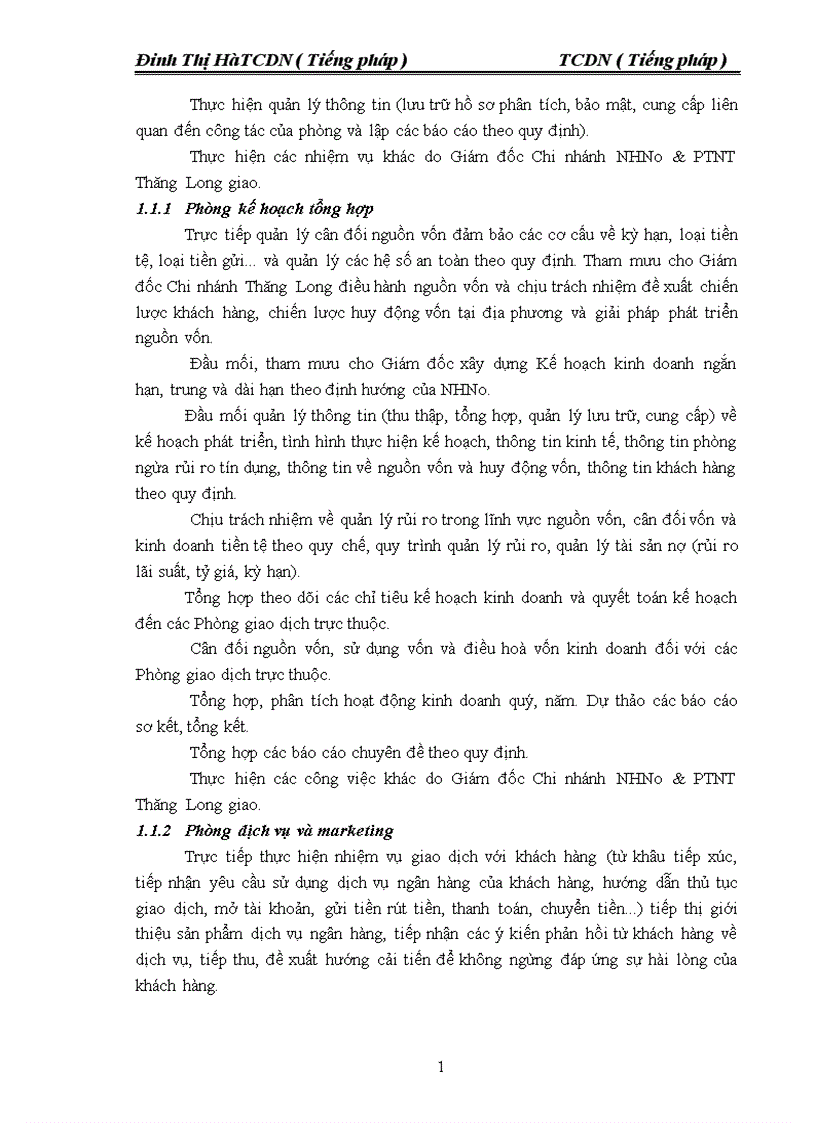 image for page Định hướng phát triển của Chi nhánh Agribank Thăng Long