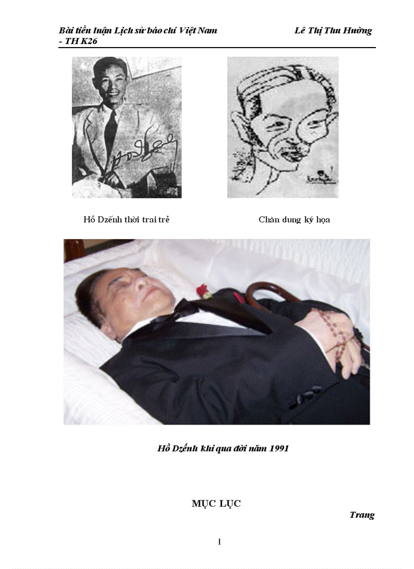 image for page Bài tiểu luận Lịch sử báo chí Việt Nam