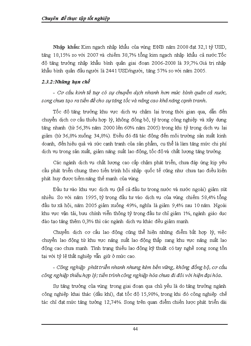 image for page Thực trạng và giải pháp đầu tư phát triển kinh tế vùng Đông Nam Bộ giai đoạn 2000 2010 1