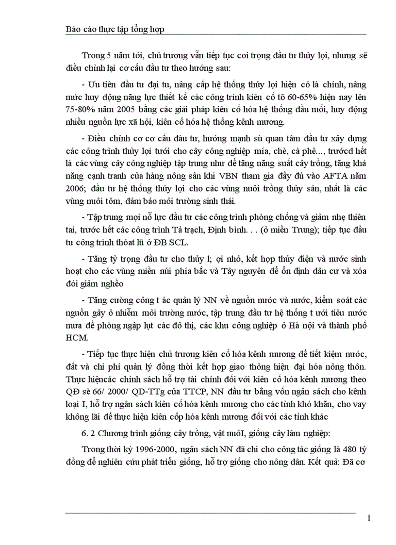 image for page Báo cáo thực tập tổng hợp tại Vụ NN PTNT