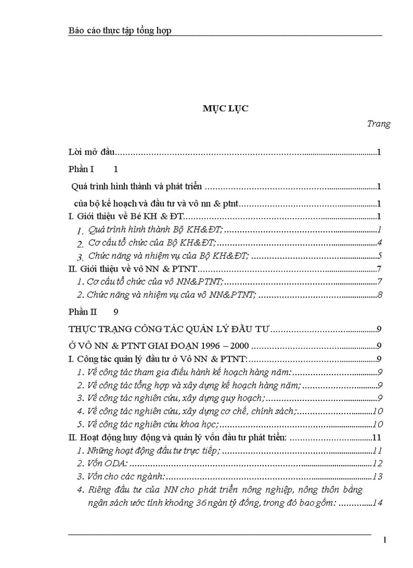 image for page Báo cáo thực tập tổng hợp tại Vụ NN PTNT