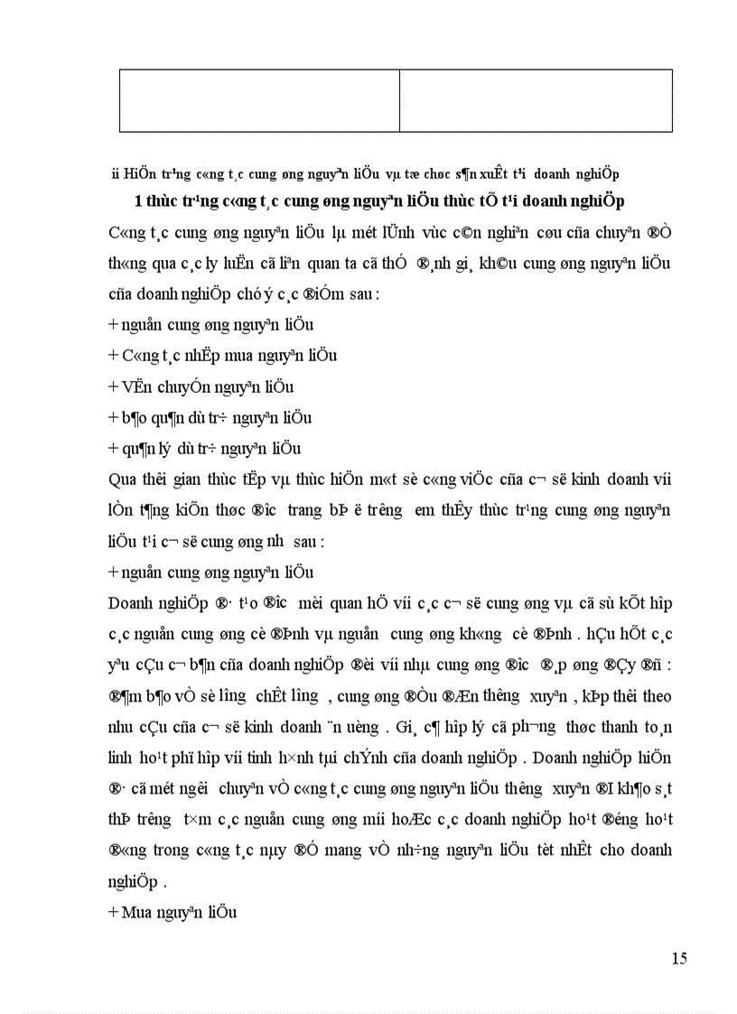 image for page Nghiên cứu và khảo sát công tác cung ứng nguyên liệu và tổ chức sản xuất sản phẩm tại bộ phận bếp của một số cơ sở