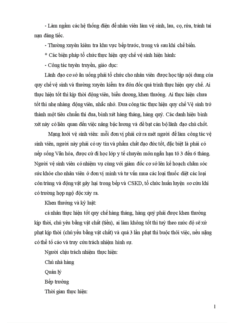 image for page Nghiên cứu và khảo sát công tác cung ứng nguyên liệu và tổ chức sản xuất sản phẩm tại bộ phận bếp của một số cơ sở