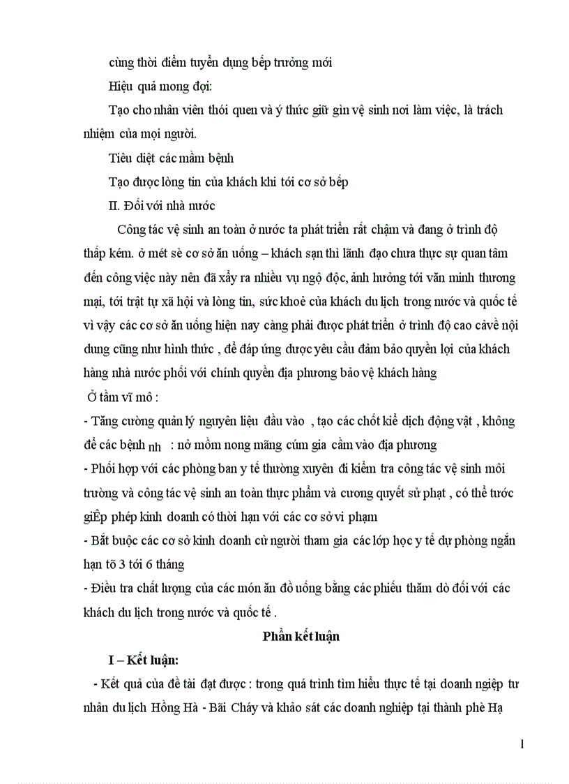 image for page Nghiên cứu và khảo sát công tác cung ứng nguyên liệu và tổ chức sản xuất sản phẩm tại bộ phận bếp của một số cơ sở