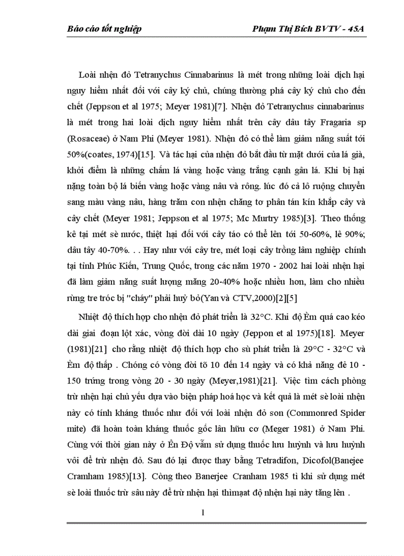 image for page Nghiên cứu khả năng nhân nuôi và sử dụng nhện bắt mồi Amblyseius sp trong phòng chống nhện đỏ Tetranychus cinnabarinus Kochs