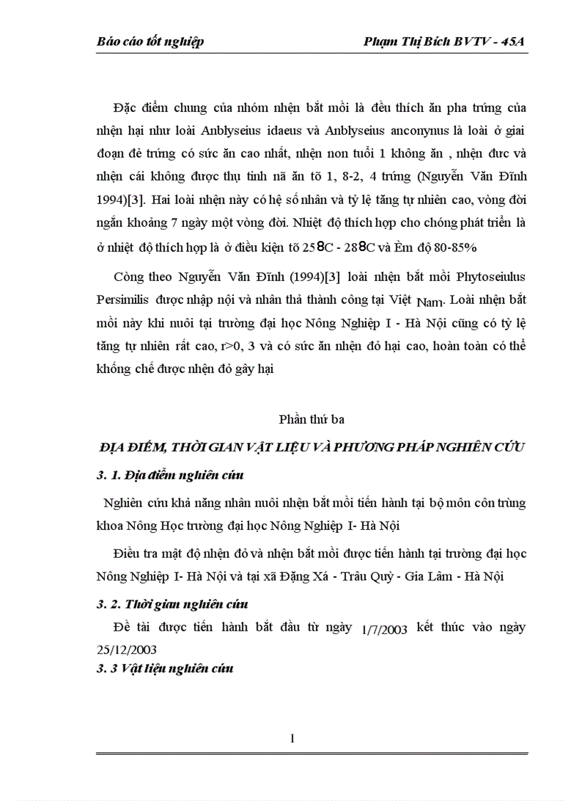 image for page Nghiên cứu khả năng nhân nuôi và sử dụng nhện bắt mồi Amblyseius sp trong phòng chống nhện đỏ Tetranychus cinnabarinus Kochs