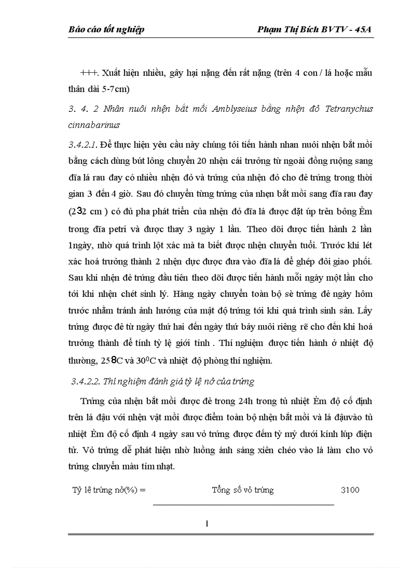 image for page Nghiên cứu khả năng nhân nuôi và sử dụng nhện bắt mồi Amblyseius sp trong phòng chống nhện đỏ Tetranychus cinnabarinus Kochs