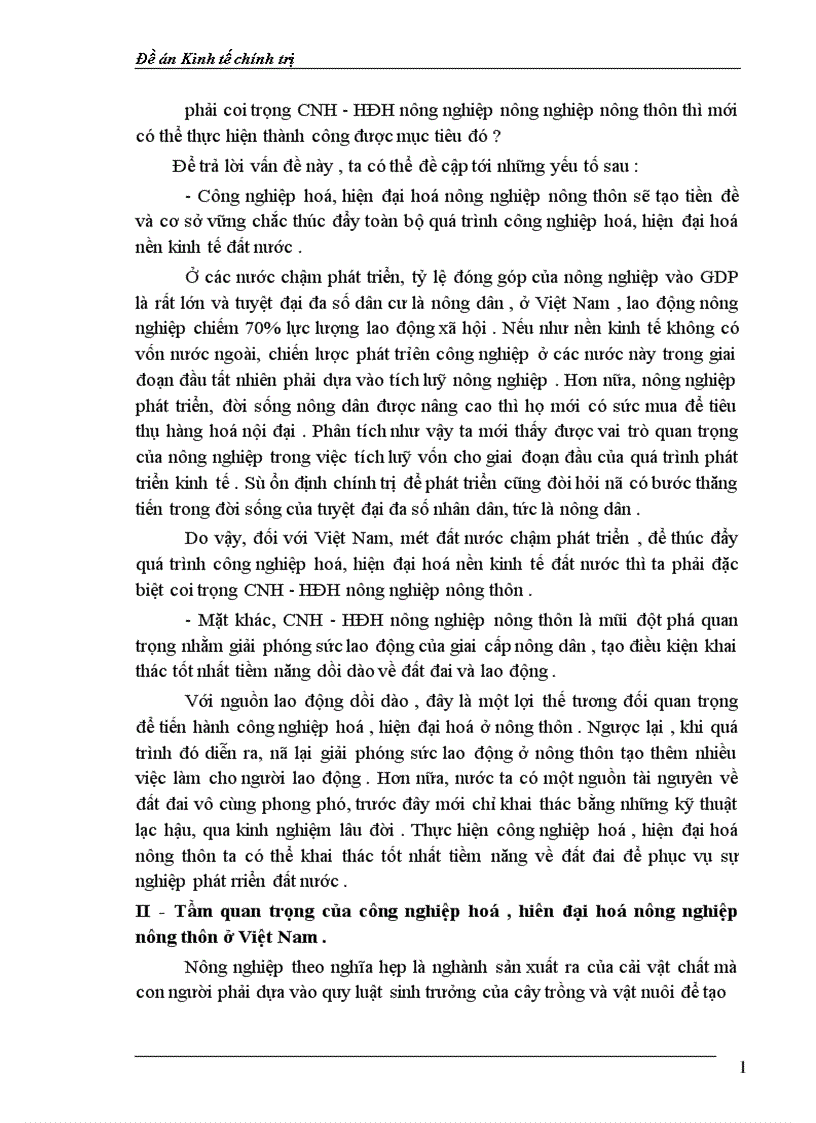 image for page Công nghiệp hoá hiện đại hoá nông nghiệp nông thôn ở Việt Nam 1