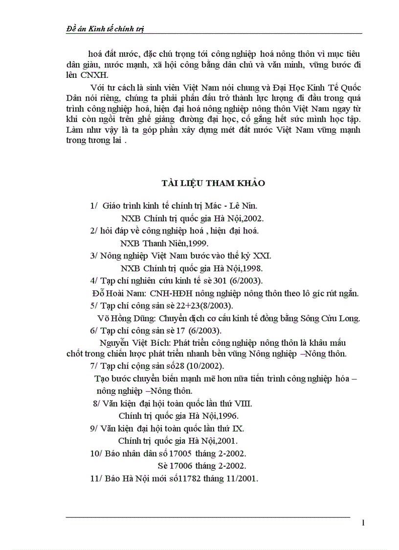 image for page Công nghiệp hoá hiện đại hoá nông nghiệp nông thôn ở Việt Nam 1