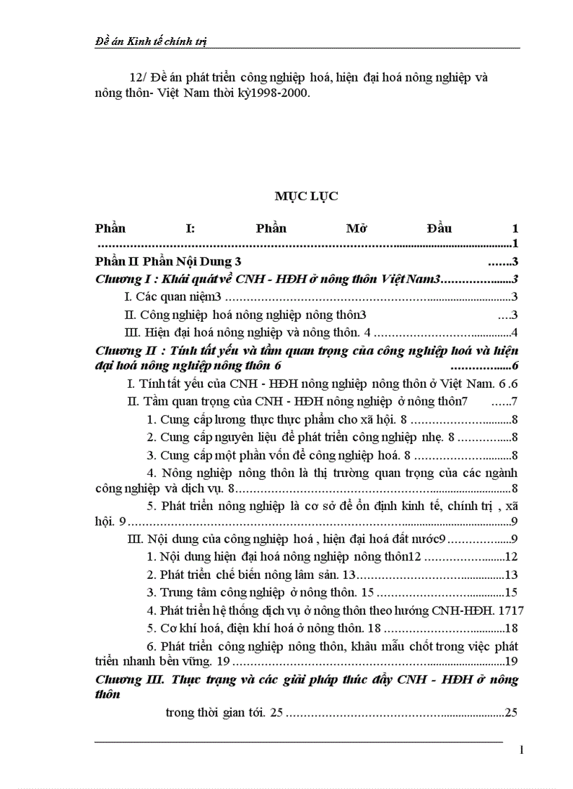 image for page Công nghiệp hoá hiện đại hoá nông nghiệp nông thôn ở Việt Nam 1