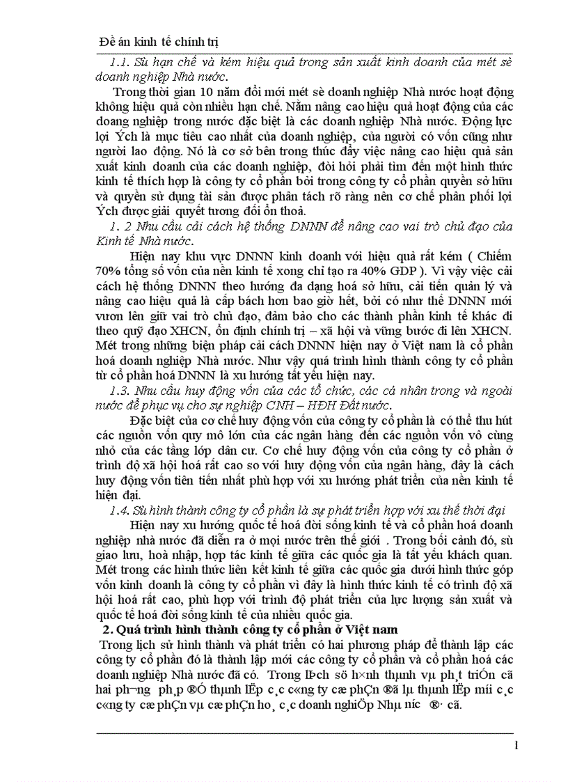 image for page Công ty cổ phần và vai trò của nó trong phát triển kinh tế ở nước ta hiện nay 1
