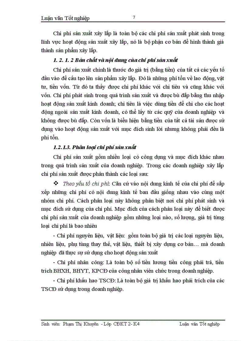 image for page Hoàn thiện công tác kế toán tập hợp chi phí sản xuất và tính giá thành sản phẩm xây lắp tại Xí nghiệp xây lắp H36 Công ty xây lắp hoá chất 1