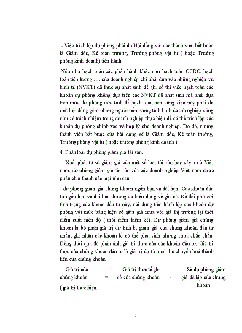 image for page Phương pháp hạch toán các loại dự phòng của các doanh nghiệp trong cơ chế thị trường 1