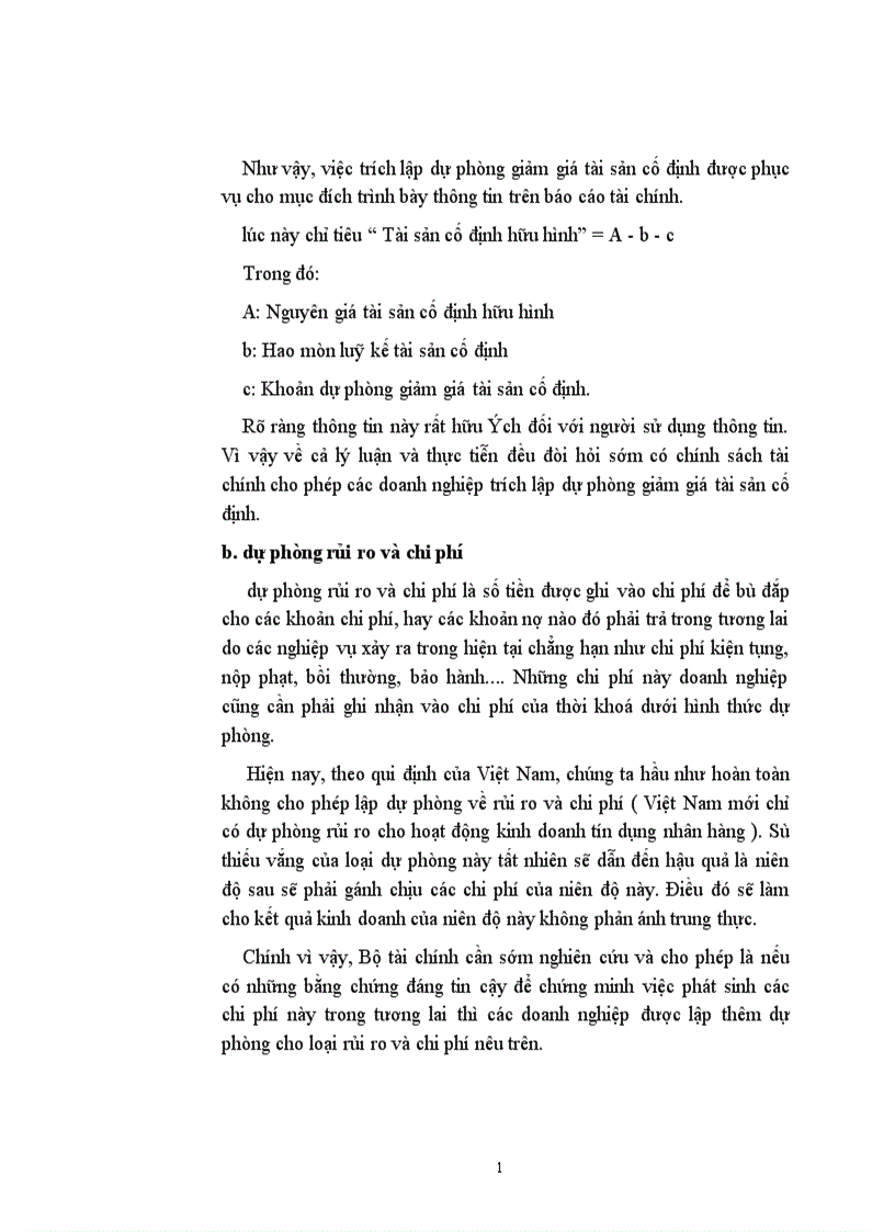image for page Phương pháp hạch toán các loại dự phòng của các doanh nghiệp trong cơ chế thị trường 1