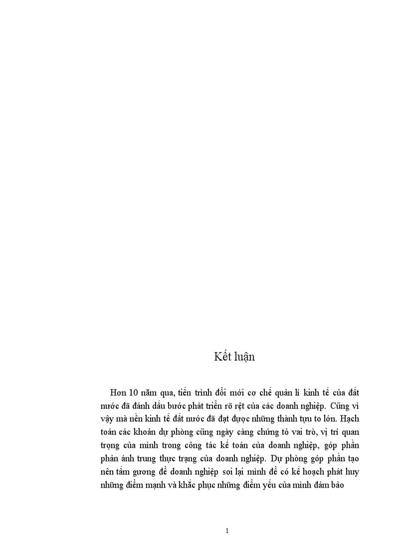 image for page Phương pháp hạch toán các loại dự phòng của các doanh nghiệp trong cơ chế thị trường 1