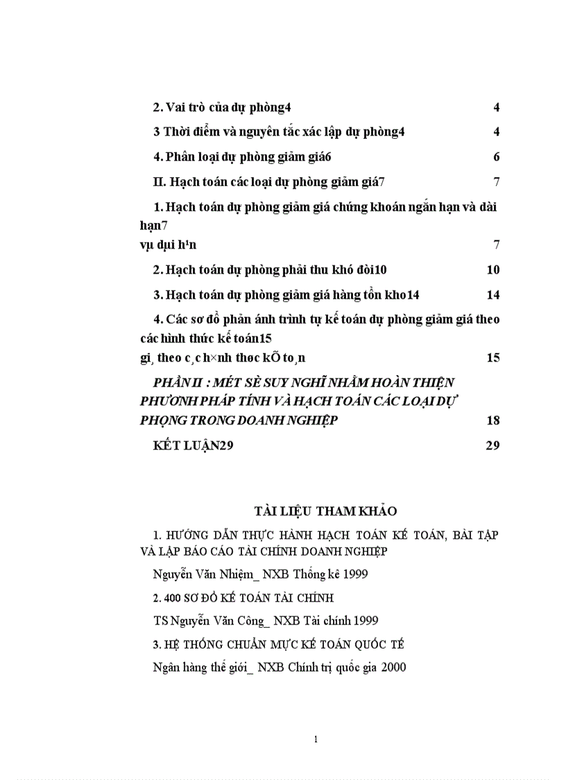 image for page Phương pháp hạch toán các loại dự phòng của các doanh nghiệp trong cơ chế thị trường 1