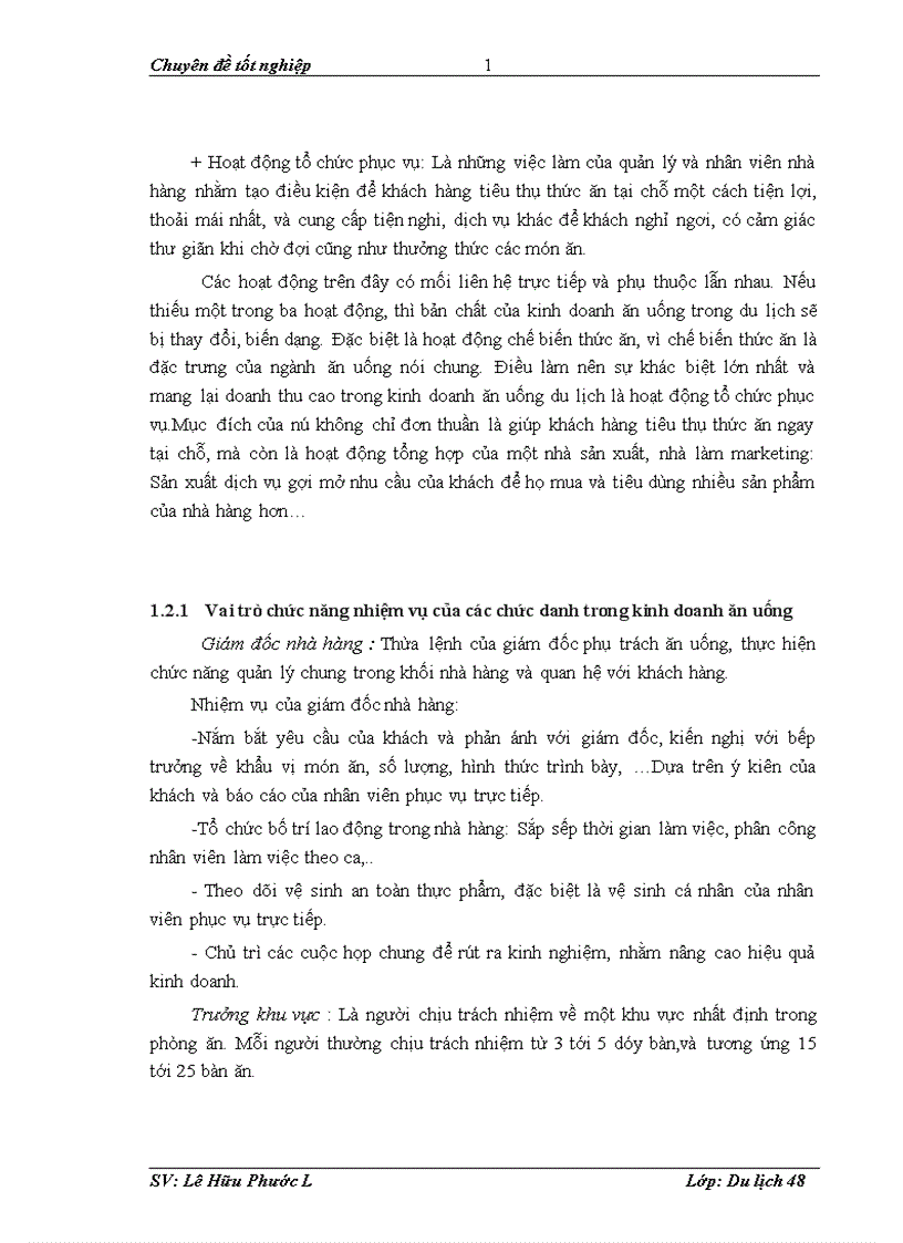 image for page Biện pháp thu hút khách trong kinh doanh tiệc tại nhà hàng Hoa Sen 6 thuộc công ty cổ phần du lịch Kim Liên