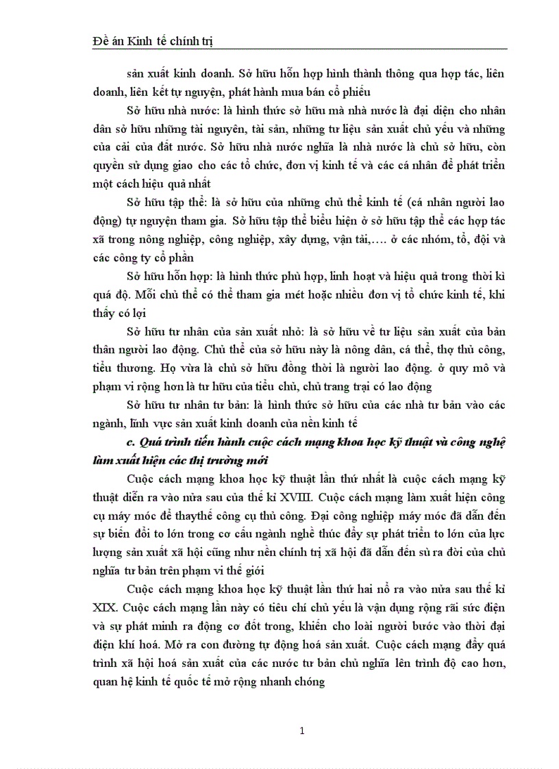 image for page Tính quy luật hình thành kinh tế thị trường sự vận dụng vào nền kinh tế ở Việt Nam hiện nay 1