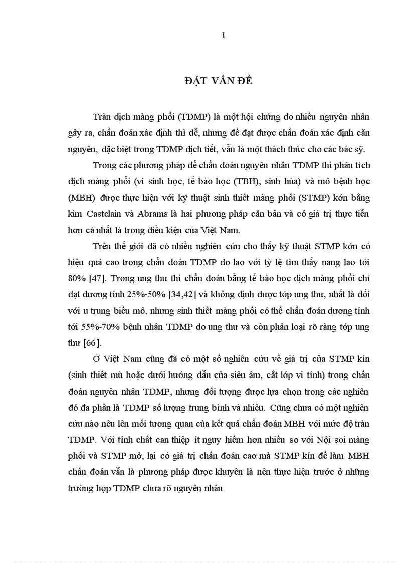 image for page Nghiên cứu kỹ thuật sinh thiết màng phổi bằng kim Castelain ở bệnh nhân tràn dịch màng phổi ít tại khoa Hô Hấp Bệnh viện Bạch Mai