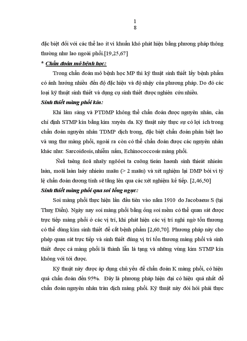 image for page Nghiên cứu kỹ thuật sinh thiết màng phổi bằng kim Castelain ở bệnh nhân tràn dịch màng phổi ít tại khoa Hô Hấp Bệnh viện Bạch Mai