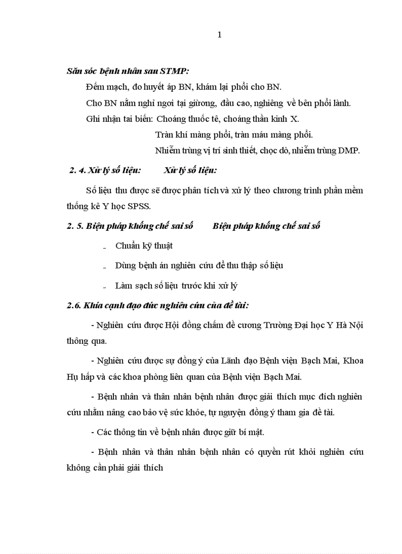 image for page Nghiên cứu kỹ thuật sinh thiết màng phổi bằng kim Castelain ở bệnh nhân tràn dịch màng phổi ít tại khoa Hô Hấp Bệnh viện Bạch Mai