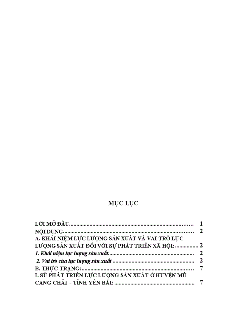 image for page Vai trò của lực lượng sản xuất đối với sự phát triển xã hội và phát triển lực lượng sản xuất ở huyện Mù Cang Chải tỉnh Yên Bái 1