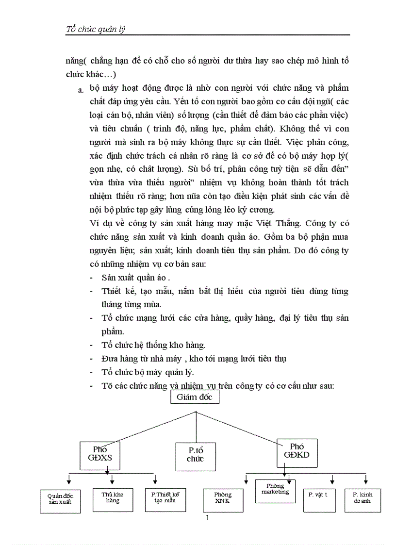 image for page Nguyên tắc chung về tổ chức quản lý
