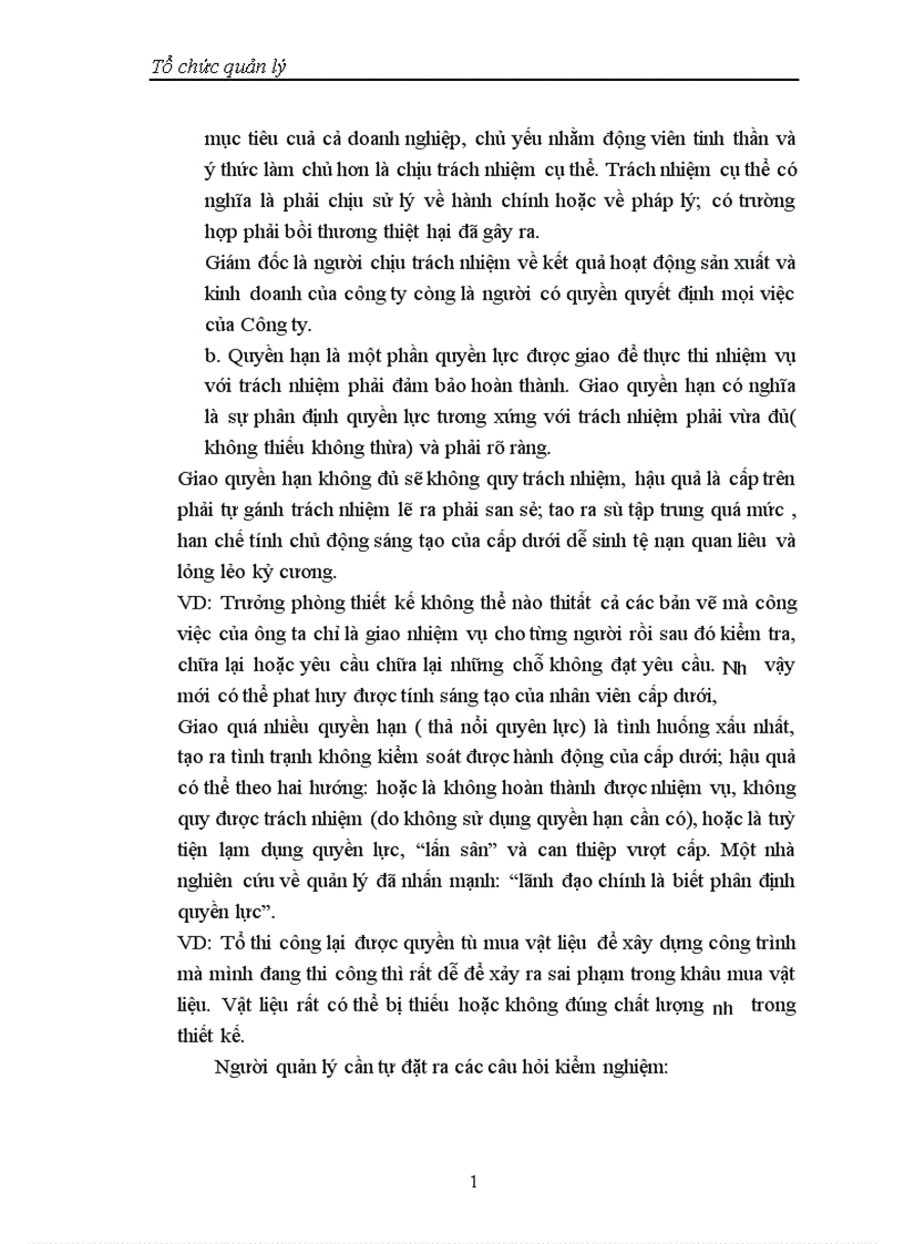 image for page Nguyên tắc chung về tổ chức quản lý