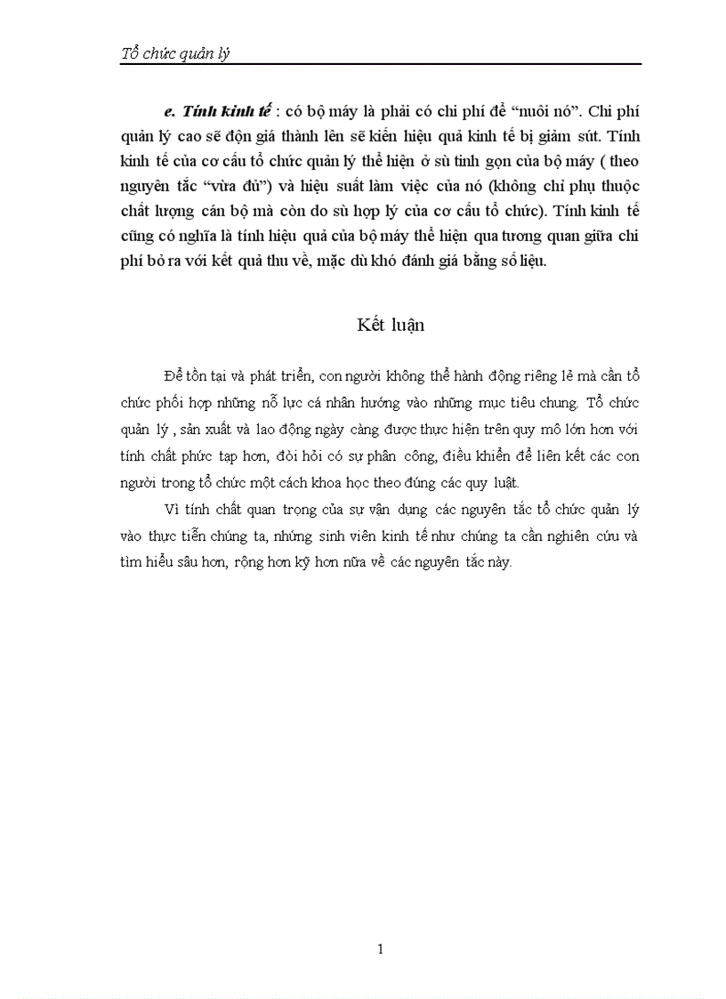 image for page Nguyên tắc chung về tổ chức quản lý