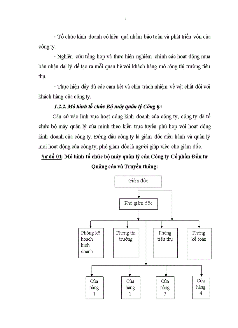 image for page Hoàn thiện công tác kế toán bán hàng và xác định kết quả kinh doanh tại công ty cổ phần đầu tư quảng cáo và truyền thông 1