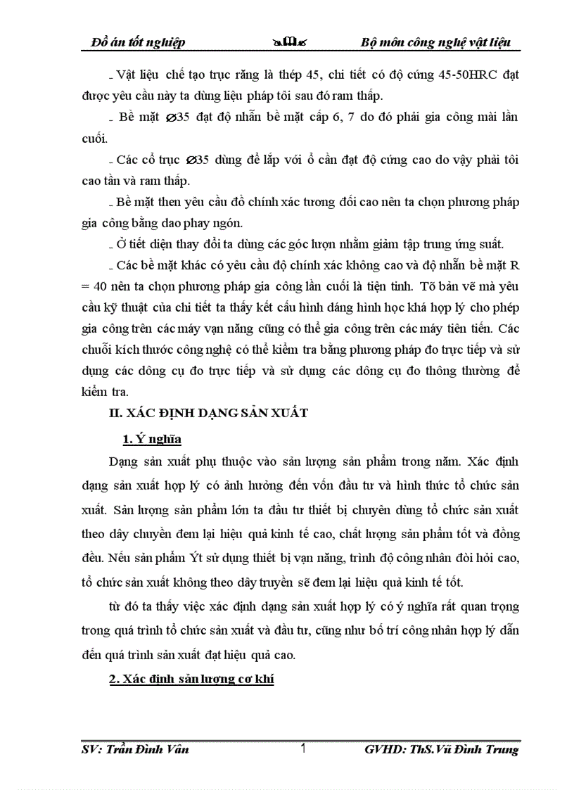 image for page Thiết kế công nghệ dập và quy trình công nghệ gia công trục răng