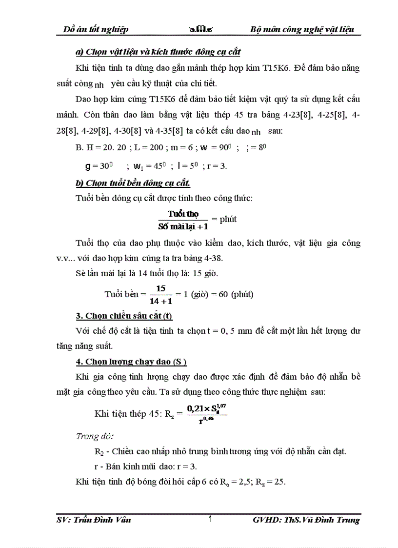 image for page Thiết kế công nghệ dập và quy trình công nghệ gia công trục răng