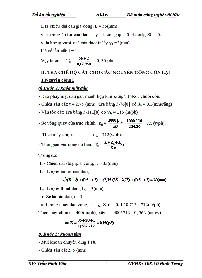 image for page Thiết kế công nghệ dập và quy trình công nghệ gia công trục răng