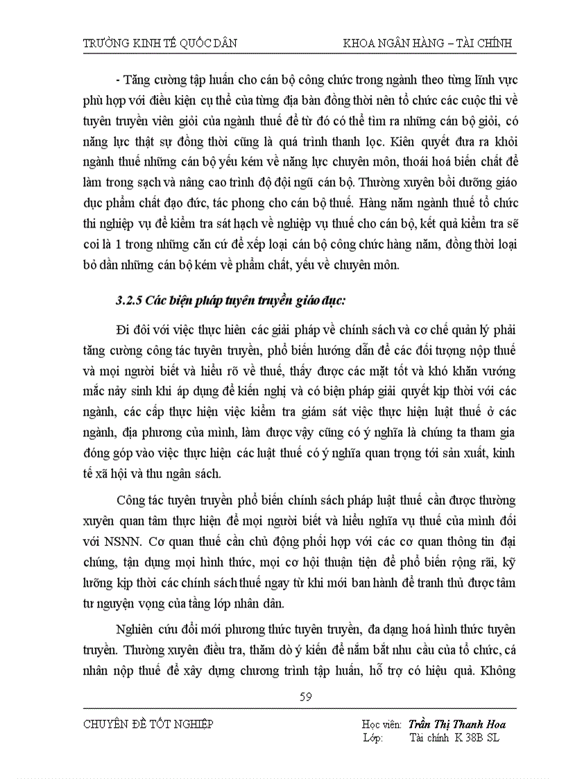 image for page Tăng cường quản lý thu thuế GTGT đối với các doanh nghiệp ngoài quốc doanh trên địa bàn Huyện Mộc Châu Tỉnh Sơn La 1