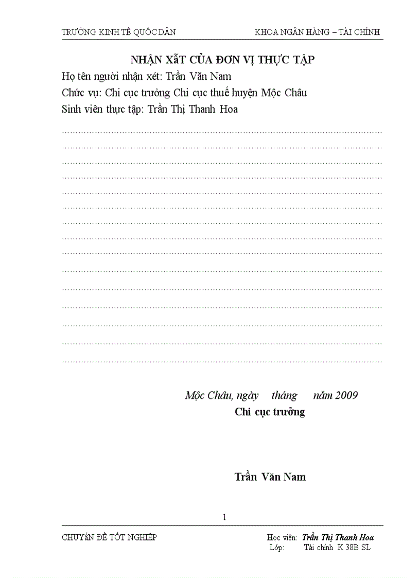 image for page Tăng cường quản lý thu thuế GTGT đối với các doanh nghiệp ngoài quốc doanh trên địa bàn Huyện Mộc Châu Tỉnh Sơn La 1