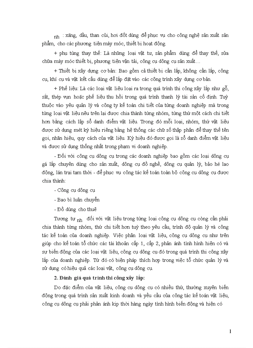 image for page Tổ chức công tác kế toán nguyên vật liệu công cụ dụng cụ ở Công ty xây dựng số 34 1