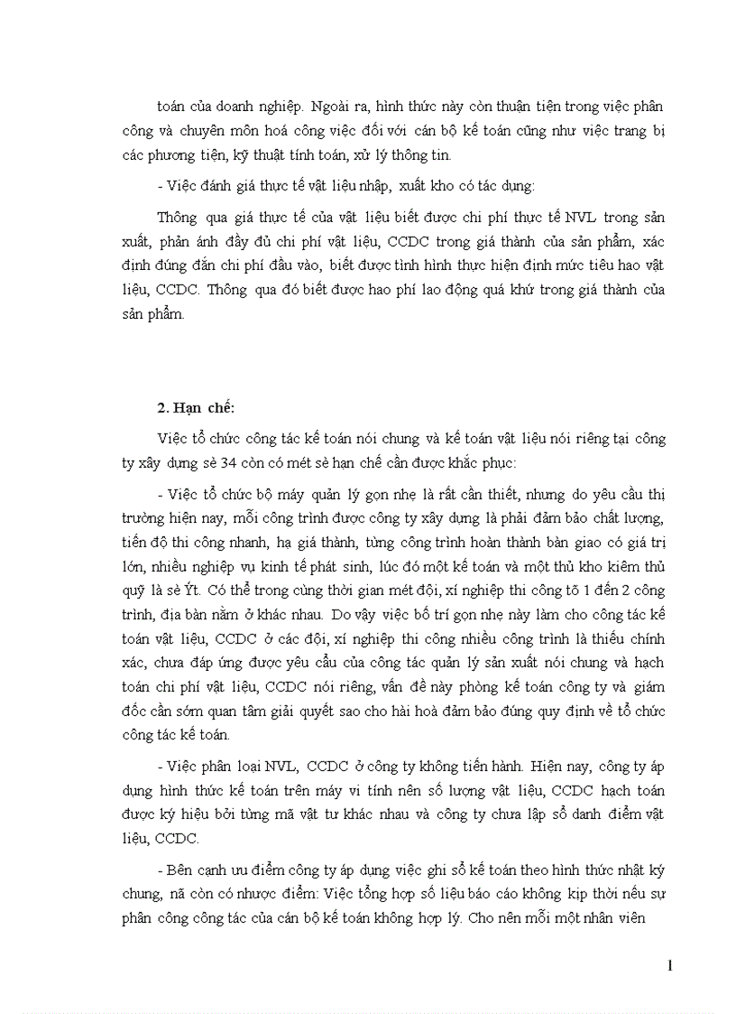 image for page Tổ chức công tác kế toán nguyên vật liệu công cụ dụng cụ ở Công ty xây dựng số 34 1