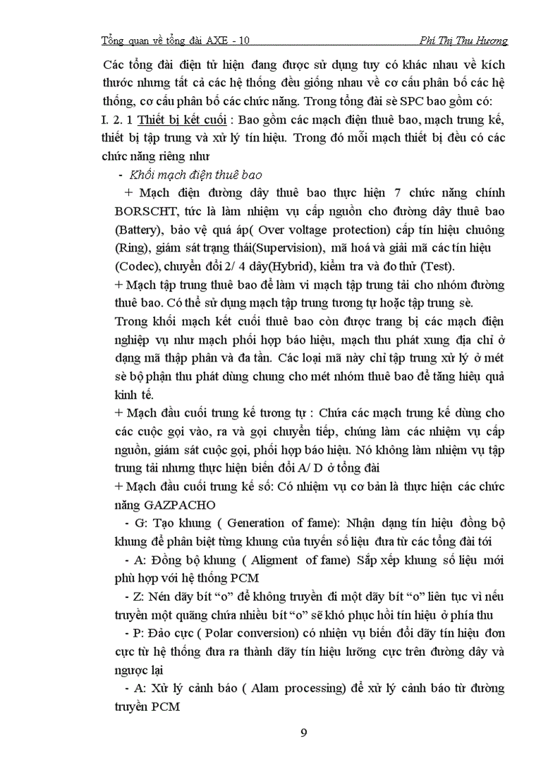 image for page Tổng quan về tổng đài AXE 10