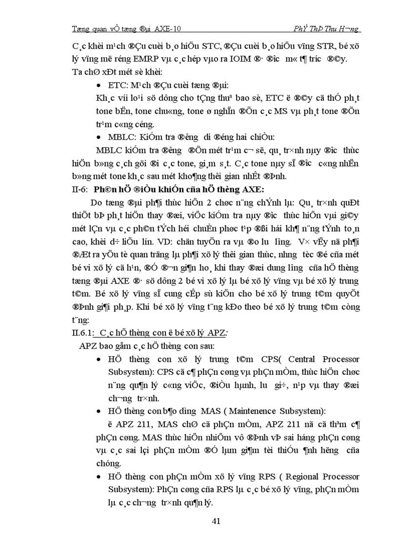 image for page Tổng quan về tổng đài AXE 10