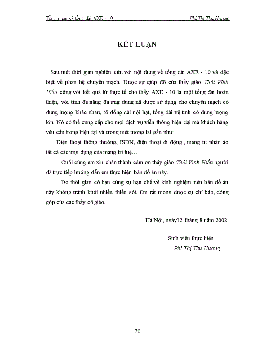 image for page Tổng quan về tổng đài AXE 10