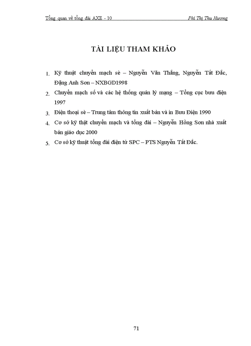 image for page Tổng quan về tổng đài AXE 10