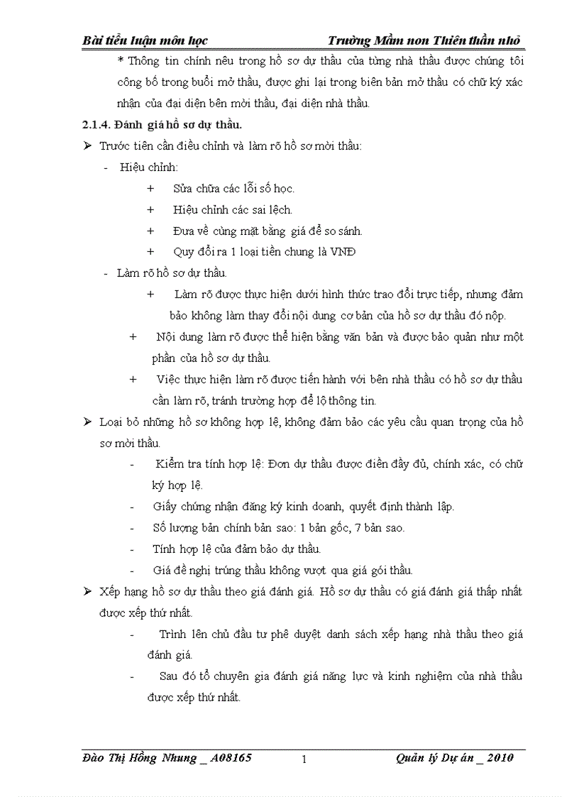 image for page Dự án quy hoạch khu nhà học của trường mầm non thiên thần nhỏ 1