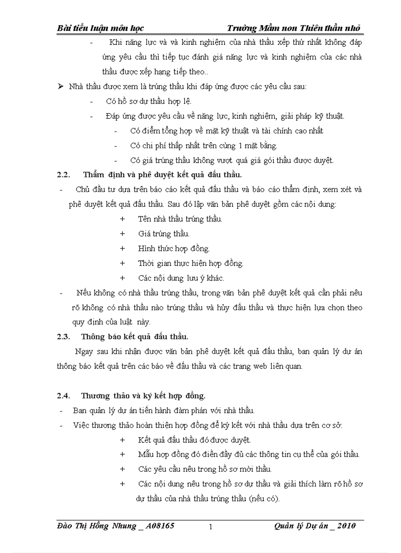 image for page Dự án quy hoạch khu nhà học của trường mầm non thiên thần nhỏ 1